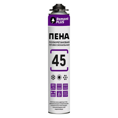 Пистолетная пена MASTERTEKS REMONT PLUS PRO всесезонная 12 53458