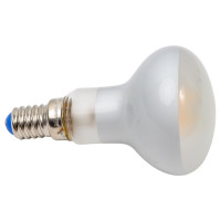 Светодиодная лампа Uniel LED-R50-6W/WW/E14/FR PLS02WH. Форма «Рефлектор», матовая. UL-00001491