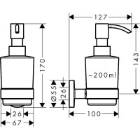 Дозатор HANSGROHE 41714000 Logis Universal 00000061845
