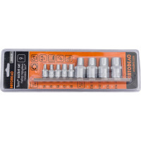 Набор головок TORX E4-E16 DR1/4"+1/2", 9 шт. на планке АвтоDело 39829 10696