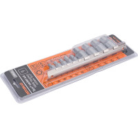 Набор головок TORX E4-E16 DR1/4"+1/2", 9 шт. на планке АвтоDело 39829 10696