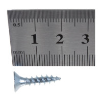 Потайной универсальный шуруп Метизный двор 4,5x20, белый, 22 шт. 4690441019110