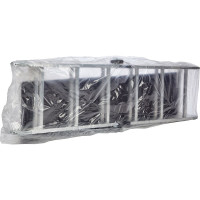 Профессиональные рабочие подмости СИБИН ПРП-36 3x6x3 ступени, алюмин, складные с колесами и съемной площадкой 38845