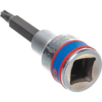 Насадка бита торцевая (1/2"; TORX T30) с отверстием KING TONY 403730