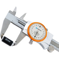 Штангенциркуль с круговой шкалой NORGAU 300 мм, 0.02 мм, тип NCR-3002 с поверкой 040027030/П