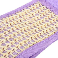 Мочалка из сизаля Банные Штучки лента с сегментами хлопка, 8x70 см, 8x80 см 40098