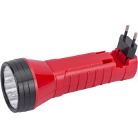 Аккумуляторный светодиодный фонарь Smartbuy 7 LED с прямой зарядкой, красный SBF-95-R