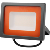 Светодиодный прожектор Jazzway PFL-SC 50Вт 3000К IP65 190-260В закаленное матовое стекло (ТЕПЛЫЙ БЕЛЫЙ СВЕТ) 5010079