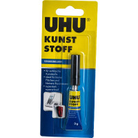 Клей UHU KUNST STOFF секундный 3г 47705