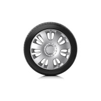 Колпаки на колёса AUTOPROFI комплект из 4 шт, размер 15, 370мм WC-1150 SILVER 15