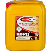 Огнебиозащитный состав для древесины Woodmaster Корд 10 кг 15900