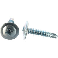 Саморезы Стройбат для тонких пластин с буром оцинкованные 4.2x19 мм 00 5131