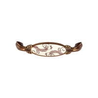 Ручка-скоба Brante RS.1114.96.OAB керамика-старинная латунь 606532