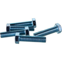 Болт Стройбат DIN933 М20x80 белый цинк 5 шт 272711