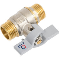 Шаровой кран для воды СТМ СТАНДАРТ 1/2", ш/ш, бабочка CWMMB012