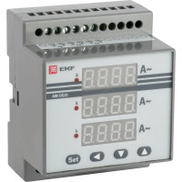 Цифровой амперметр EKF на DIN трехфазный PROxima ad-g33