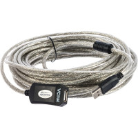 Кабель-адаптер VCOM USB2.0-repeater, удлинительный, активный, Am-Af, 10м VUS7049-10M