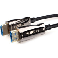 Активный оптический кабель Cablexpert Premium Series, HDMI v2.0, 19M/19M, позол.разъемы, экран AOC CCBP-HDMI-AOC-100M