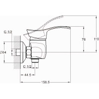 Смеситель для душа Solone LUN5-A031