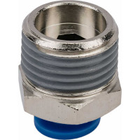 Фитинг цанговый прямой с наружной резьбой 1/2M для трубки диаметром 8 мм SHPI PC 08-R04