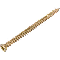 Шуруп по бетону Стройбат 7.5x112 мм, желтый цинк, 20 шт. 198460