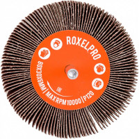 Щетка лепестковая абразивная ROXTOP на шпинделе (80х30х6 мм; Р120) RoxelPro 133848