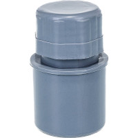 Вакуумный канализационный клапан-аэратор АТЛАС ПЛАСТ серый DN 50 SPCVVMG00050