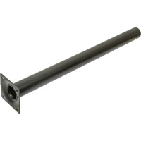 Ножка Tech-Krep D30х400 круглая, нерегулируемая, черная - накладка 151257
