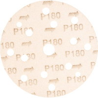 Абразив на бумажной основе 255Abrasive (10 шт; 15 отв; 150 мм; Р180) Schtaer 255Sc180