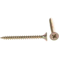 Универсальный саморез Стройметиз 5,0х50 желтый цинк уп. 150 шт. коробка 2140875