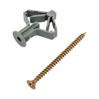 Дюбель для гипсокартона Стройбат 10x50 с шурупом 40 шт 059041