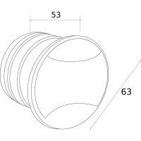Светодиодный светильник (подсветка для лестниц) Elektrostandard MRL LED 1105, чёрный a049748