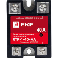 Твердотельное реле EKF однофазное RTP-40-AA PROxima rtp-1-40-aa