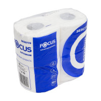 Туалетная бумага FOCUS OPTIMUM 2-слоя, 4 рулона в упаковке, белая H-5036770