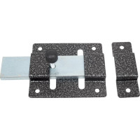 Задвижка накладная Zitar ЗЩ 30 115х75 плоский ригель L121 серебро 148368