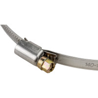 Червячный хомут РОССНА 140х160 мм 6 1/4" нержавеющая сталь, винт, 5 шт. Р860727 DIY