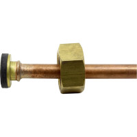 Подводка медная ПУ1 (G1/2" ГГ; 600 мм) СваркаДжет 4301080300017