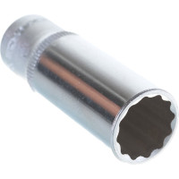 Головка торцевая 12-гранная глубокая (13 мм; L=50 мм; 1/4DR) ROCKFORCE RF-5295013(302)