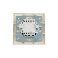 Выключатель с подсветкой LEZARD RAIN крем 703-0303-111