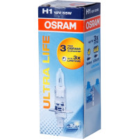 Автолампа OSRAM H1 55 P14.5s ULTRA LIFE 12V, 1, 100 64150ULT