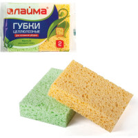 Бытовые губки LAIMA, комплект 2 шт., 601590