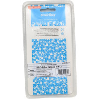 Рамка Smartbuy 2-местная стекло белая Нептун SBE-05w-Glass-FR-2