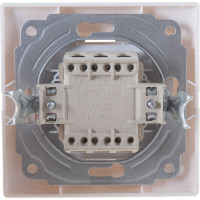 Выключатель Smartbuy 3-клавишный 10А белый Венера SBE-01w-10-SW3-0