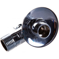 Шаровый кран Terma угловой с фильтром 1/2x1/2 с отражателем 25642