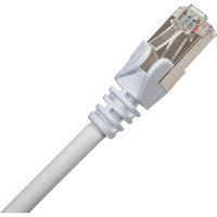 Патч-корд LANMASTER RJ45-RJ45, 4 пары, FTP, категория 5е, 1 м, белый. LSZH, LAN-PC45/S5E-1.0-WH