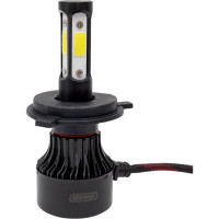 Автолампа SKYWAY LED, H4, 12/24V, 28W, 6000K, 4000Lm, 2-контактная, 2 шт, радиатор+вентилятор охлаждения S08701007