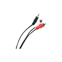 Соединительный кабель Telecom 3.5 Jack M-2xRCA M, стерео, аудио, 3м TAV7183-3M