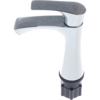 Смеситель для умывальника с монолитным изливом, xромированный Solone FAB1-A020