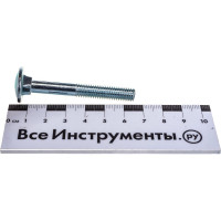 Мебельный болт Element DIN 603 8x60 белый цинк 20 шт 102780