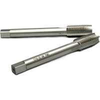 Дюймовый метчик TORNERI UNF 7/16" 20 нитей Р6М5 комплект из 2-х штук 035390